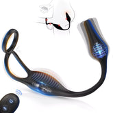 Vibrating Cock Ring Prostate Massager - 4 in 1 Couple Joy